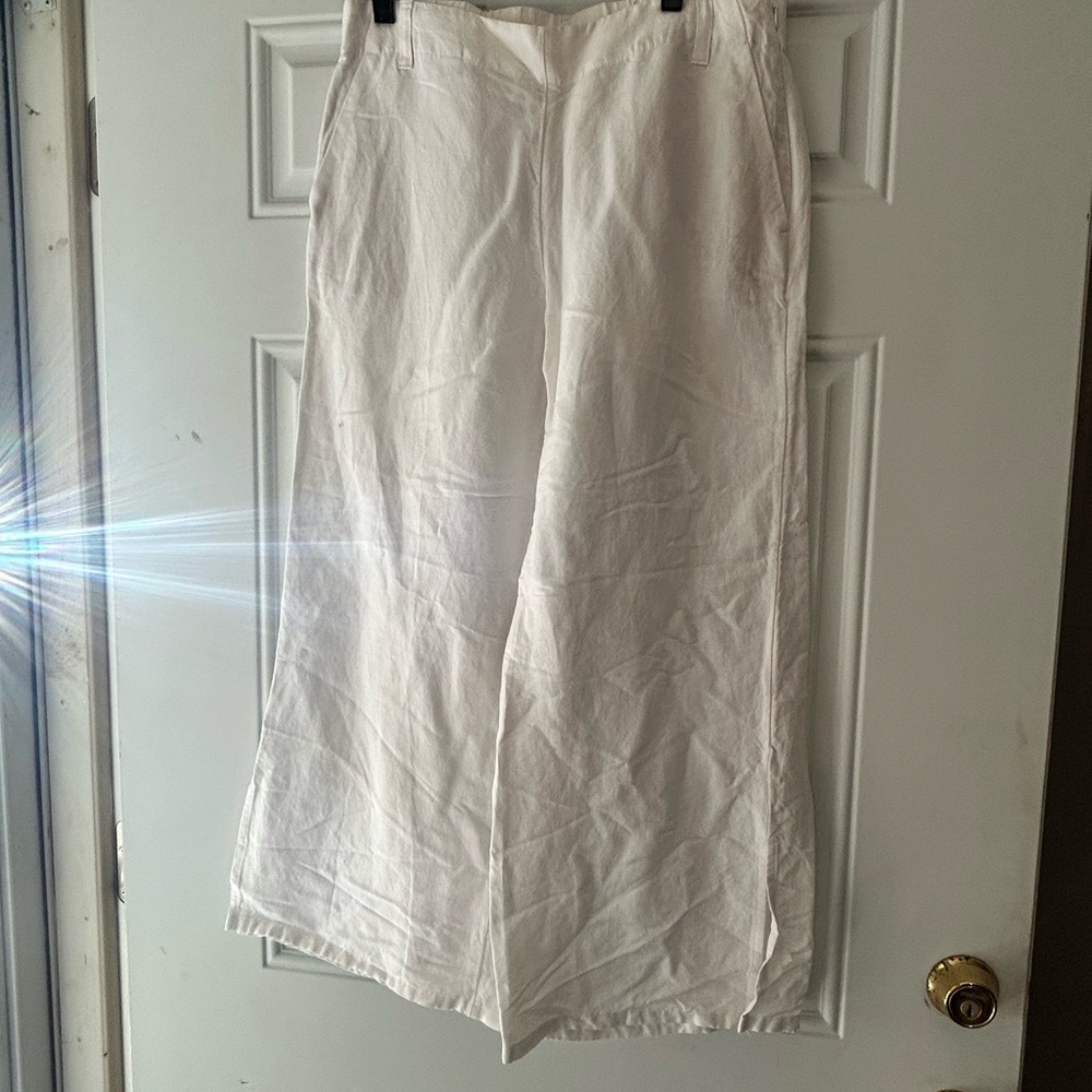 J. Jill Soft White Trousers